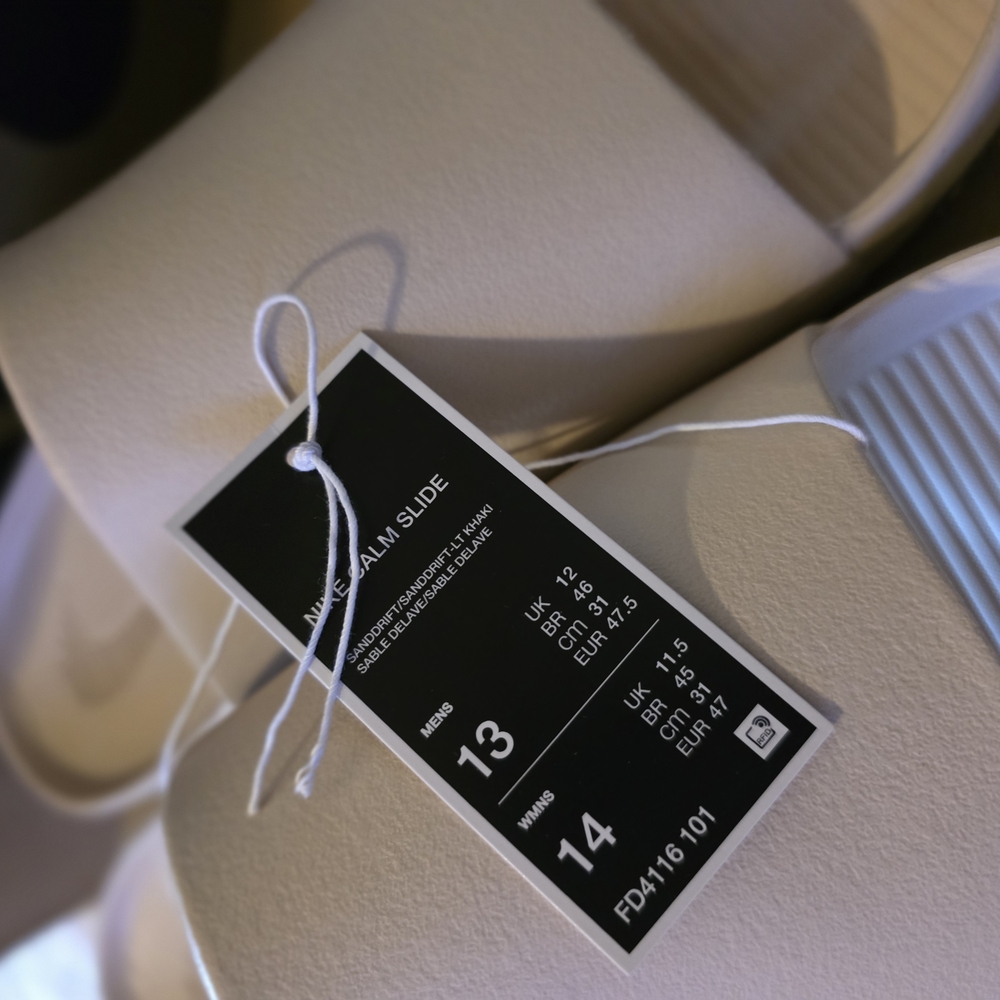 Nike Beige Slide Sandals